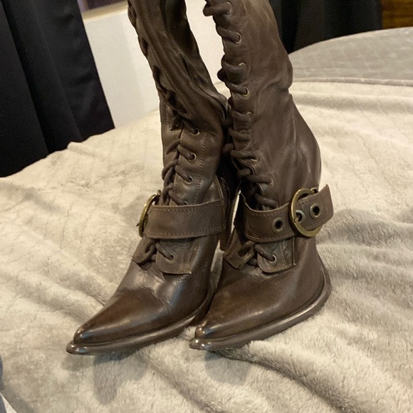 Steven By Steve Madden Shoes - Steve Madden, brown, knee-high, boots